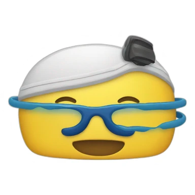 swimming accessories sticker