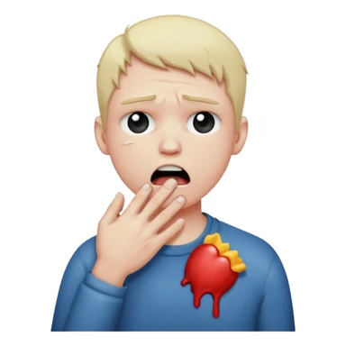 choking myself sticker