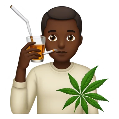 Weed And Alcohol  sticker