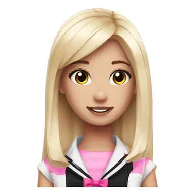  Yandere likes Barbie?! sticker