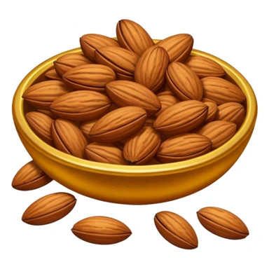 roasted almonds from christmas market sticker