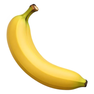Halfway eaten banana sticker