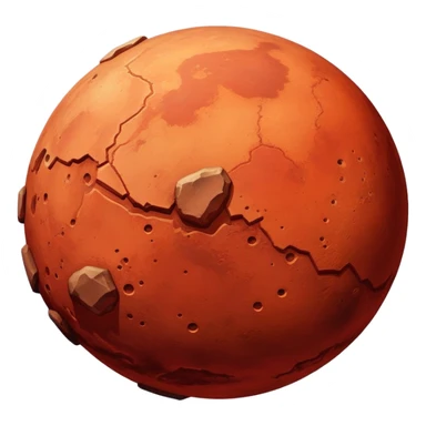 red planet Mercury sticker