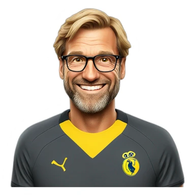 Jurgen Klopp smiling sticker