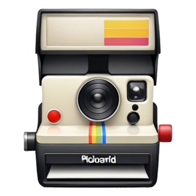 Polaroid photo booth sticker