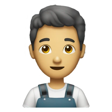 A warehouse worker asking questions  sticker