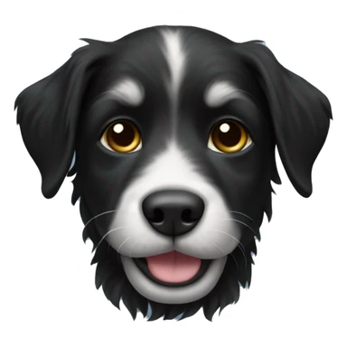 Black Havaneser dog puppy  sticker