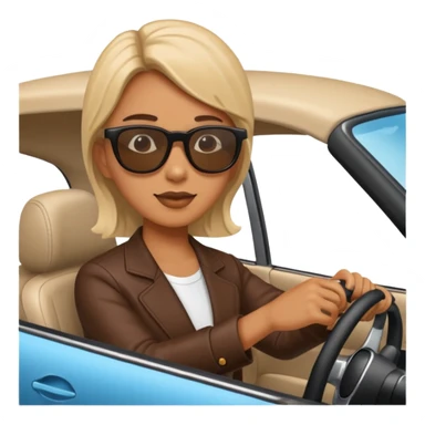 Simit araba kullanıyor sticker