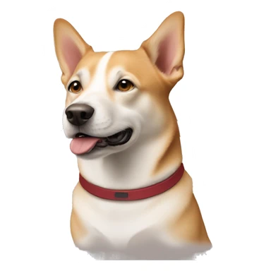 Elon Musk is a dogA dog with the head of Elon Musk sticker