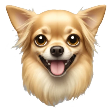 Chihuahua long-hair bite sticker