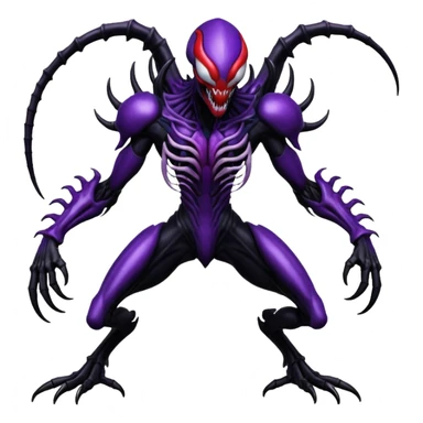 Venom-Xenomorph-Darkrai-Scizor-fusion, full body sticker
