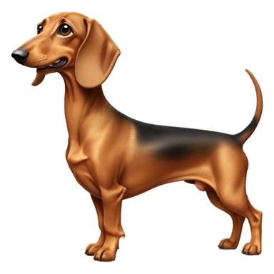 Weenie dog sticker