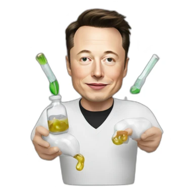 elon musk doing drugs, for educational purposes only, inclusiveness and positive, LGTBQ+ sticker