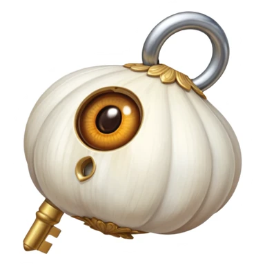 EYE KEY CHIN GARLIC sticker