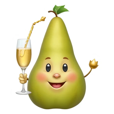 Birne die Party macht  sticker