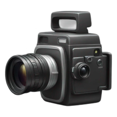 simple shape of film camera sticker