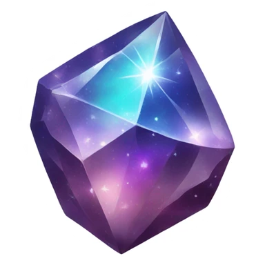 Crystal Mineral Galaxy Sparkle sticker