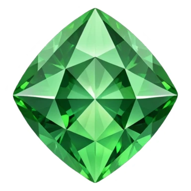 Demantoid Garnet gem sticker
