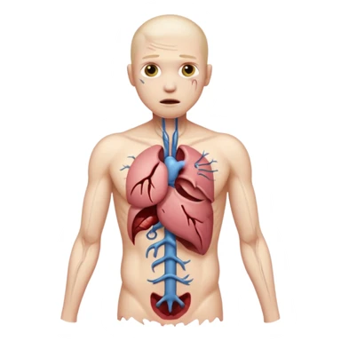 harm body inside things sticker