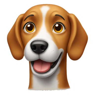 Dog selling hotdogs sticker