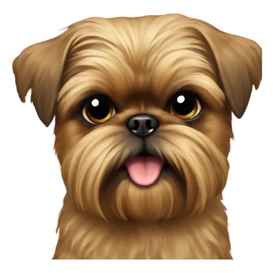 Brussels Griffon Christmas  sticker