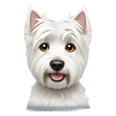 west highland white terrier dog emoji sticker