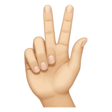Side view of a hand with the index finger and thumb touching together as if clapping. 🤏🤏🤏 sticker