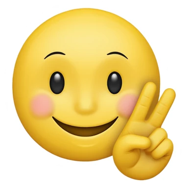 playful yellow smiley with exaggerated loser sign right hand forming 'L' on forehead teasing expression sticker