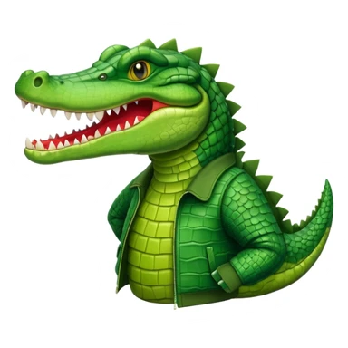 Crocodile combine bomber sticker