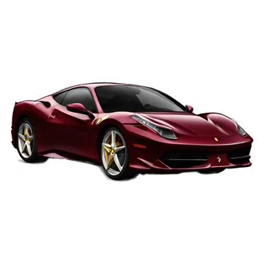deep wine color ferrari sticker