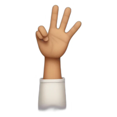 Hello one hand up boy emoji  sticker