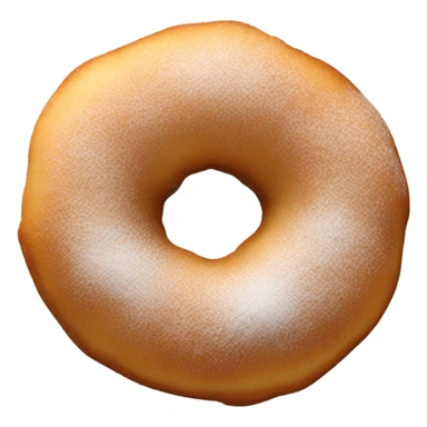 Donut holes with cinnamon and powdered sugar  sticker