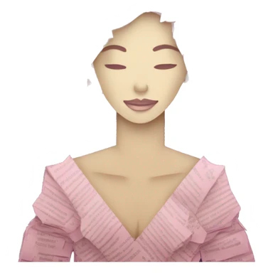  lady made of 420 origami newspaper roses hemp leaves lantern fairy lights burning paper vaporwave sticker