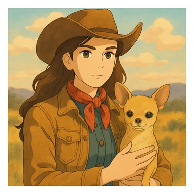 Styliser l'image en style Ghibli, illustration douce et détaillée, couleurs chaleureuses, ambiance poétique. sticker