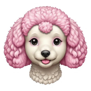 Perro poddle sticker