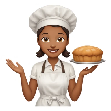 Street Baker black woman  sticker