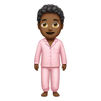 pink person in pink pajamas sticker