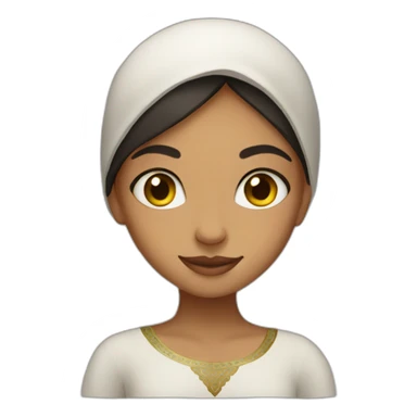 A Moroccan girl sticker