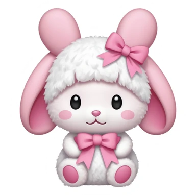 My melody ribbon sticker