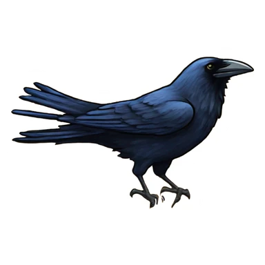 Crows in a wheat field in the style of Van Gogh sticker