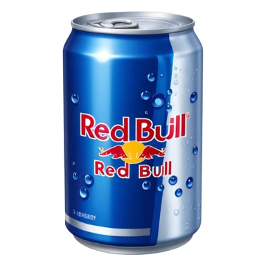 Kokos blåbär redbull sticker