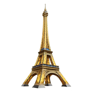 Eiffel Tower Night bright sticker