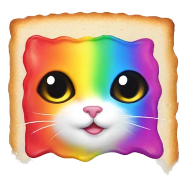 poptart kitty rainbow sticker