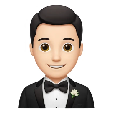 gay man groom sticker