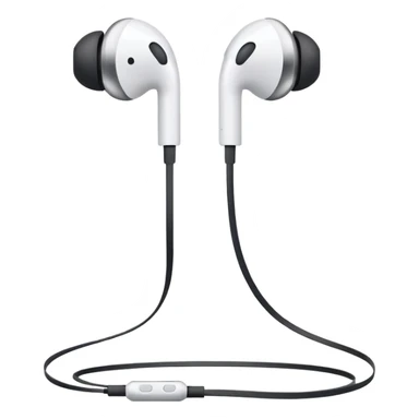 EarPods headphones, white sticker