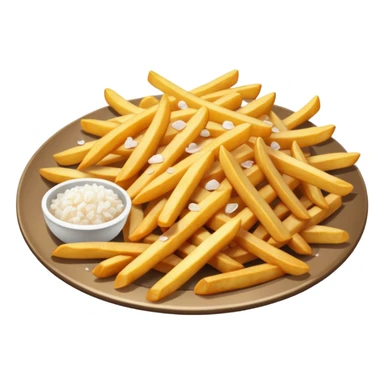 Fries with onions sticker
