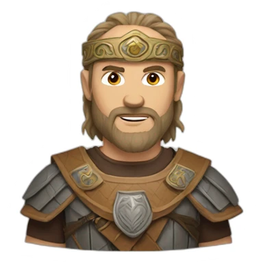 Ragnor Lathbrok of Arabia sticker