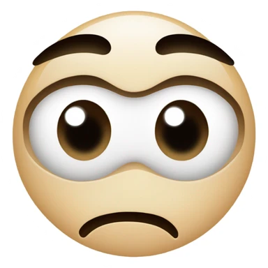 Smiling face looking tired with black bags under the eyes sticker