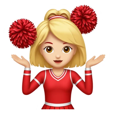 cheerleader pom pom sticker