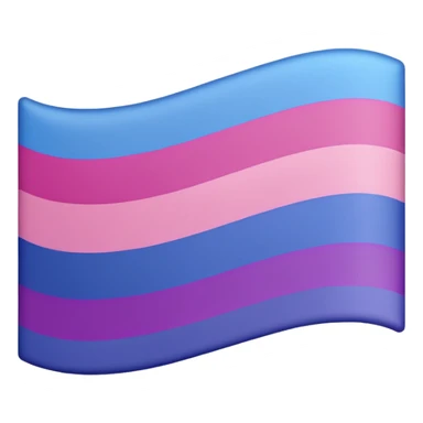 The bisexual flag  sticker